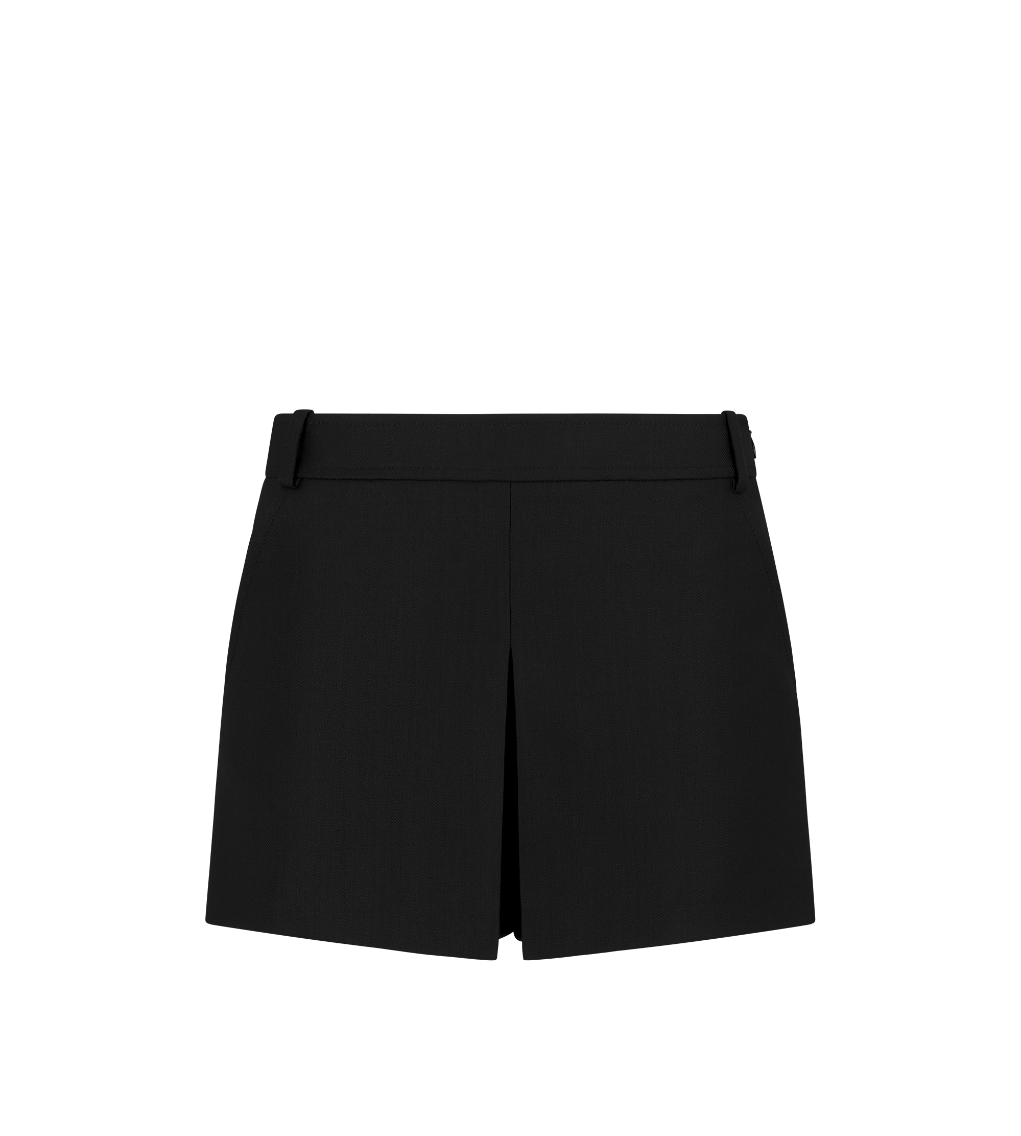 SILK BLEND TAILORED PLEATED SKORT