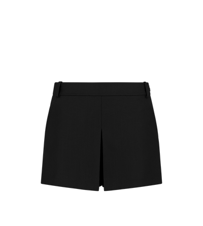 SILK BLEND TAILORED PLEATED SKORT image number 0