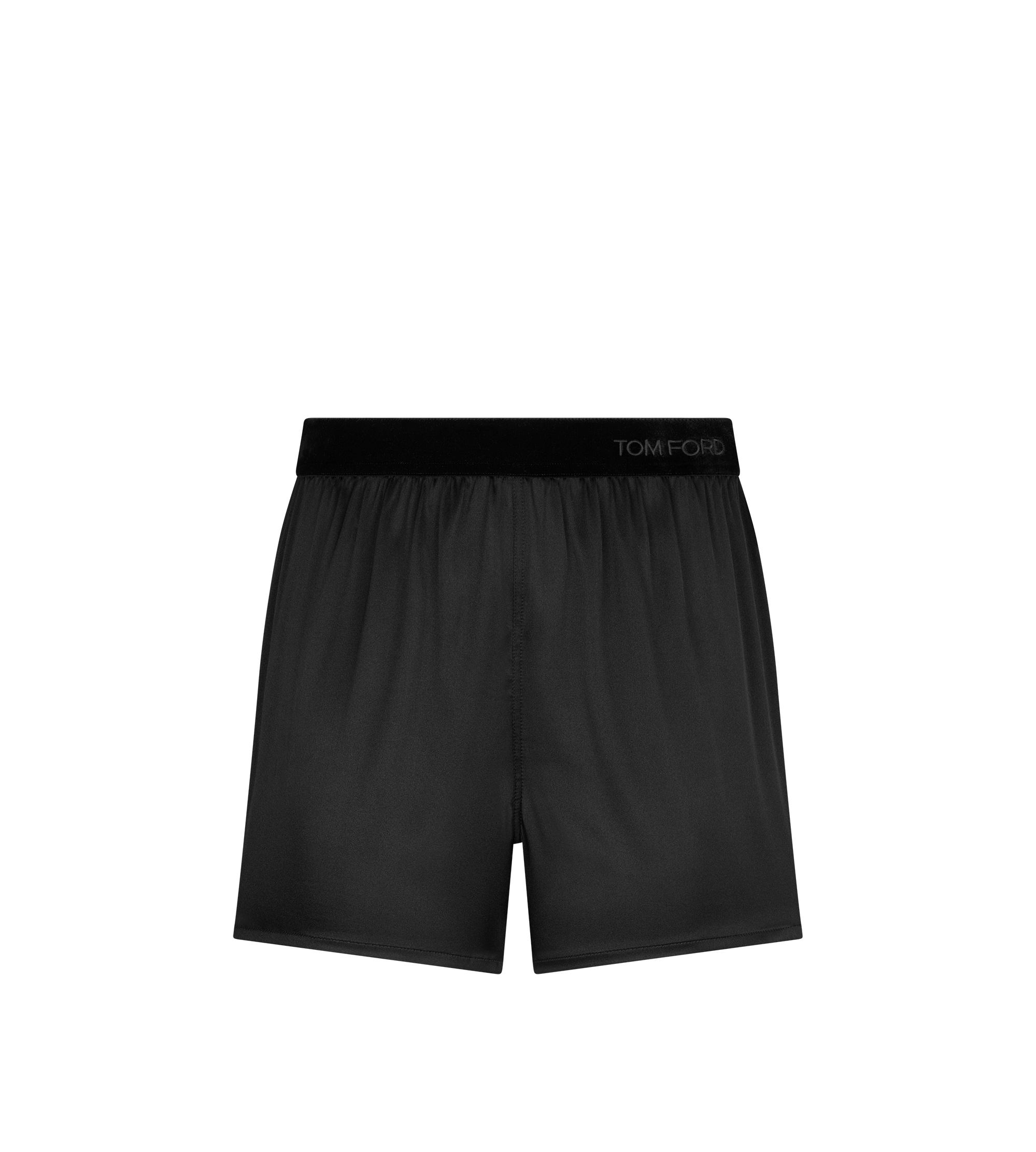 PANTALONCINI STILE PIGIAMA IN RASO DI SETA STRETCH