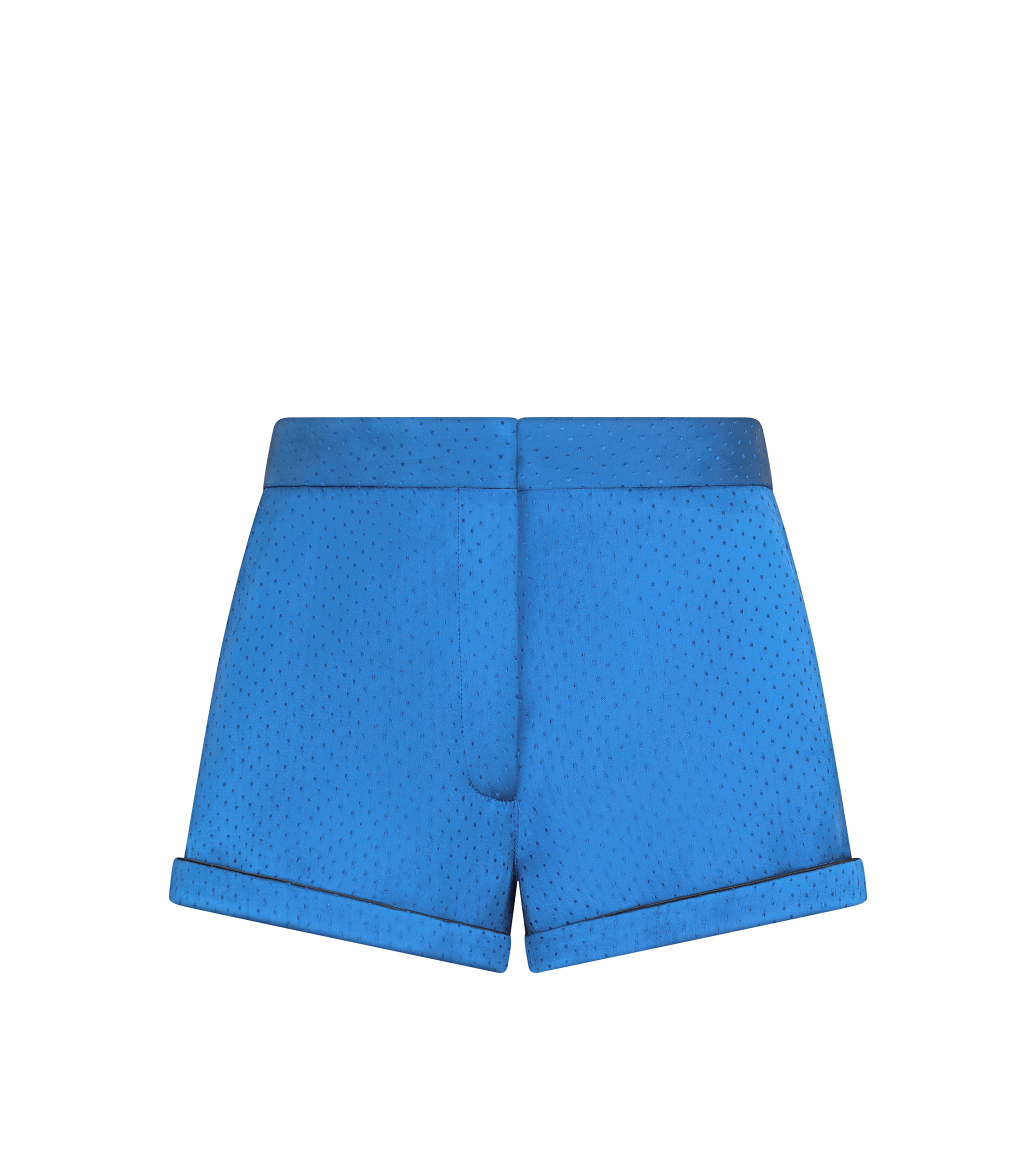 SHORT DE PYJAMA COURT EN SOIE M&Eacute;LANG&Eacute;E &Agrave; POIS