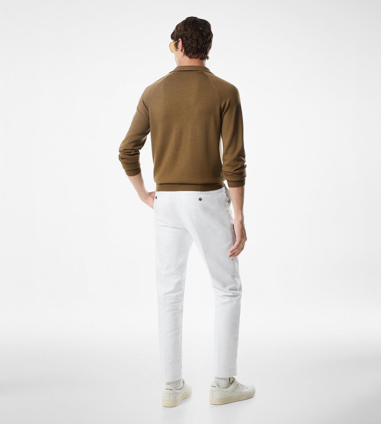 COTTON SATIN CHINO image number 2