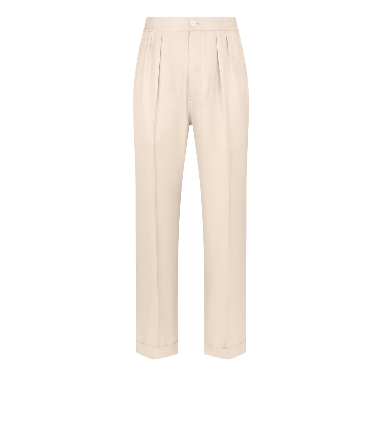 LUXURY SILK TWILL LOUNGE PANT image number 0