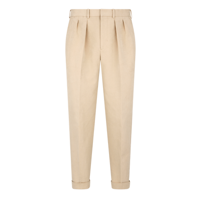 COTTON SATIN SEMI SARTORIAL PANT image number 0