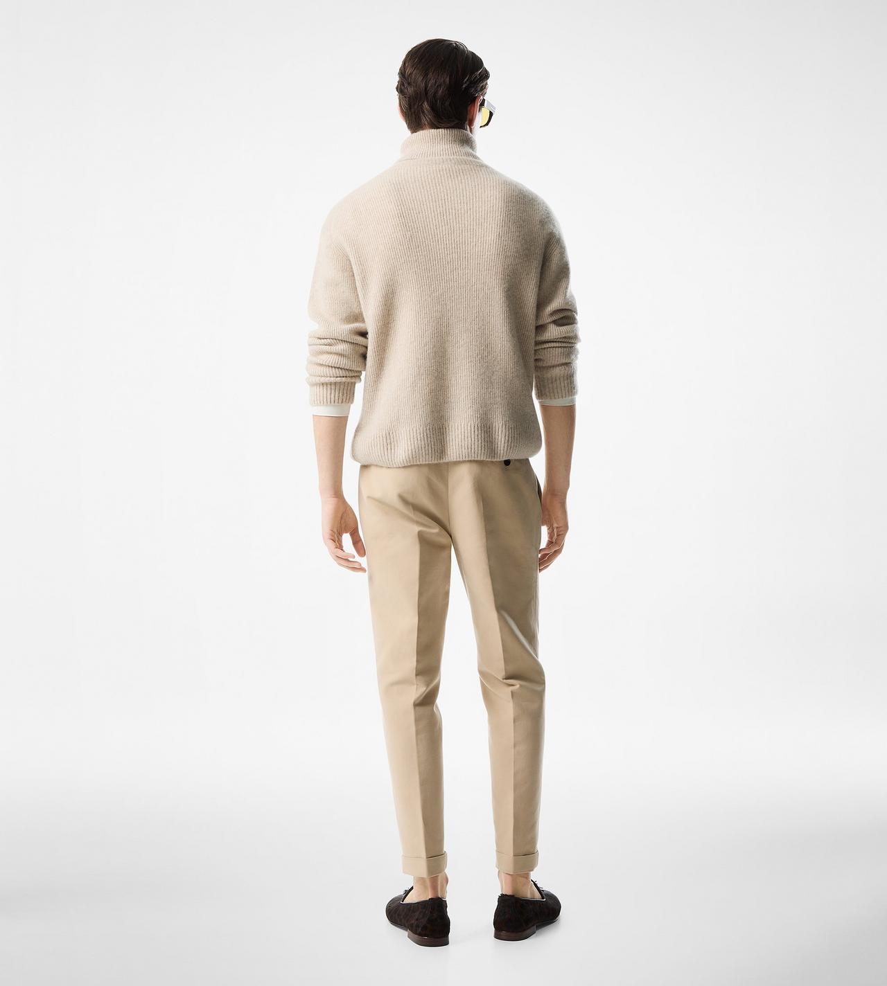 COTTON SATIN SEMI SARTORIAL PANT image number 2