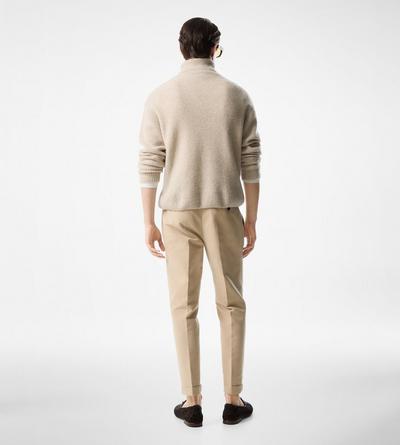 COTTON SATIN SEMI SARTORIAL PANT image number 2