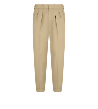 FLUID POPLIN DOUBLE PLEAT PANT image number 0