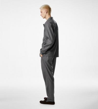 YARN DYED SILK LIGHT PANT image number 2