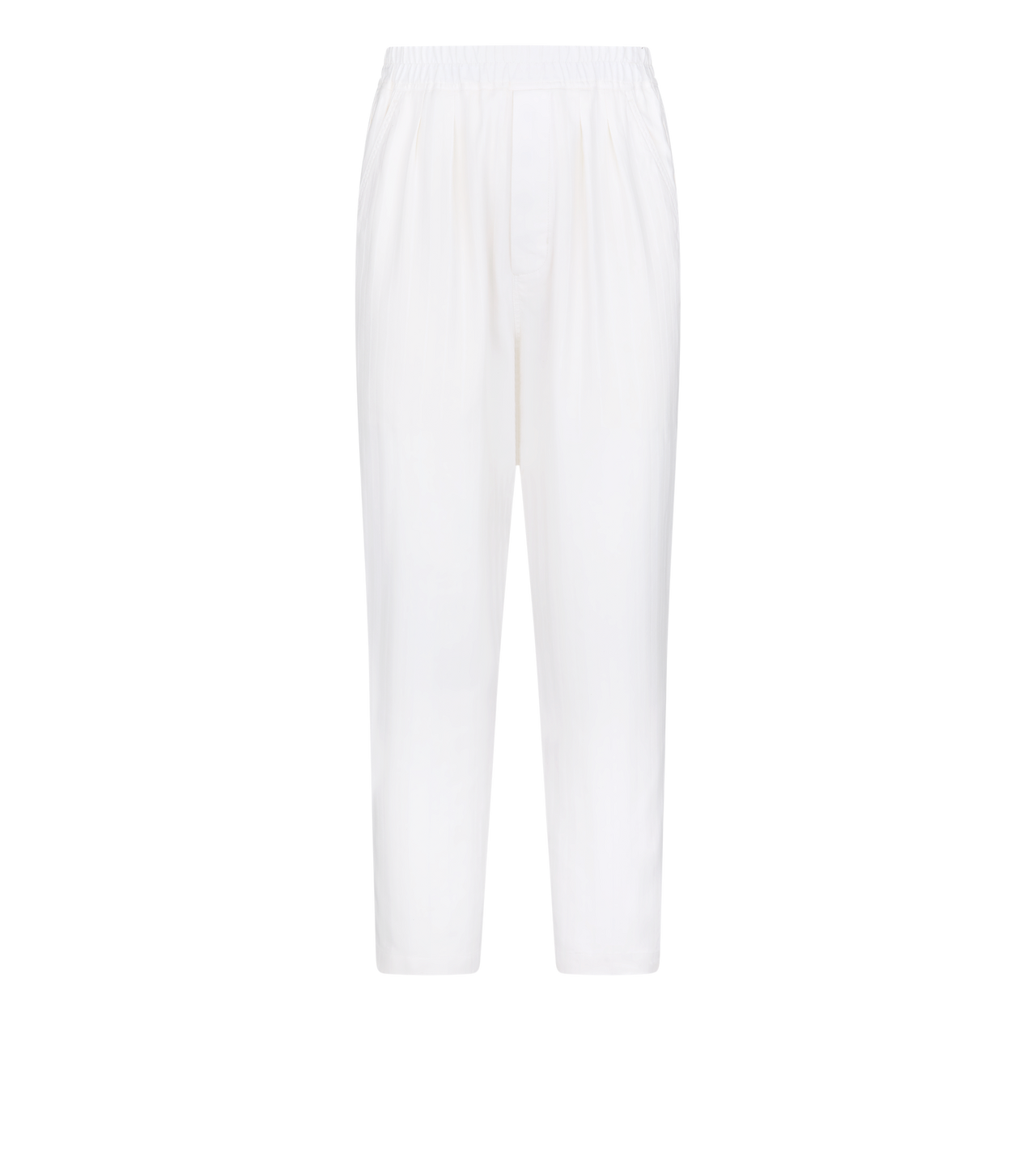 HERRINGBONE STRIPE PLEATED LOUNGE PANT image number 0