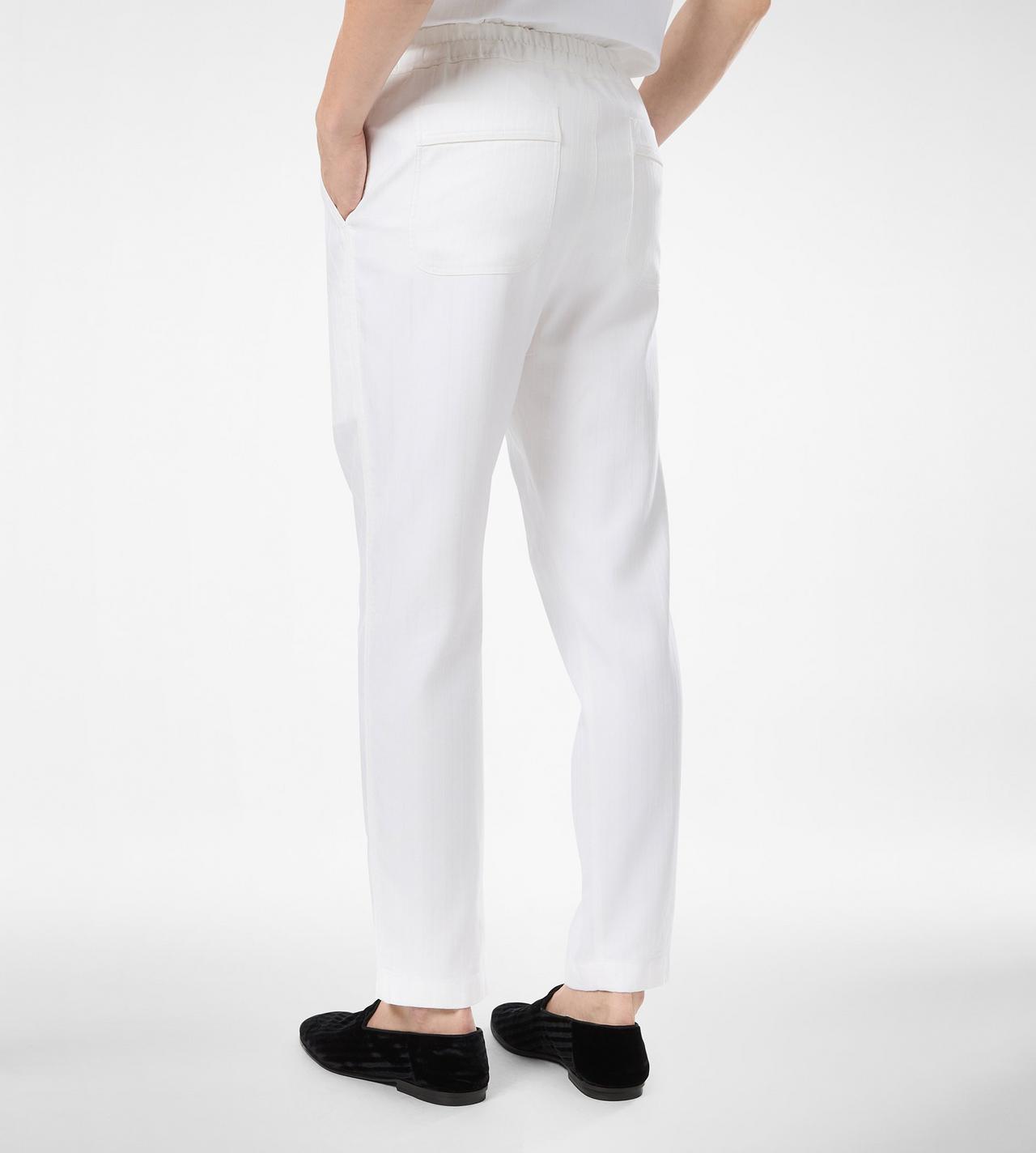 HERRINGBONE STRIPE PLEATED LOUNGE PANT image number 4