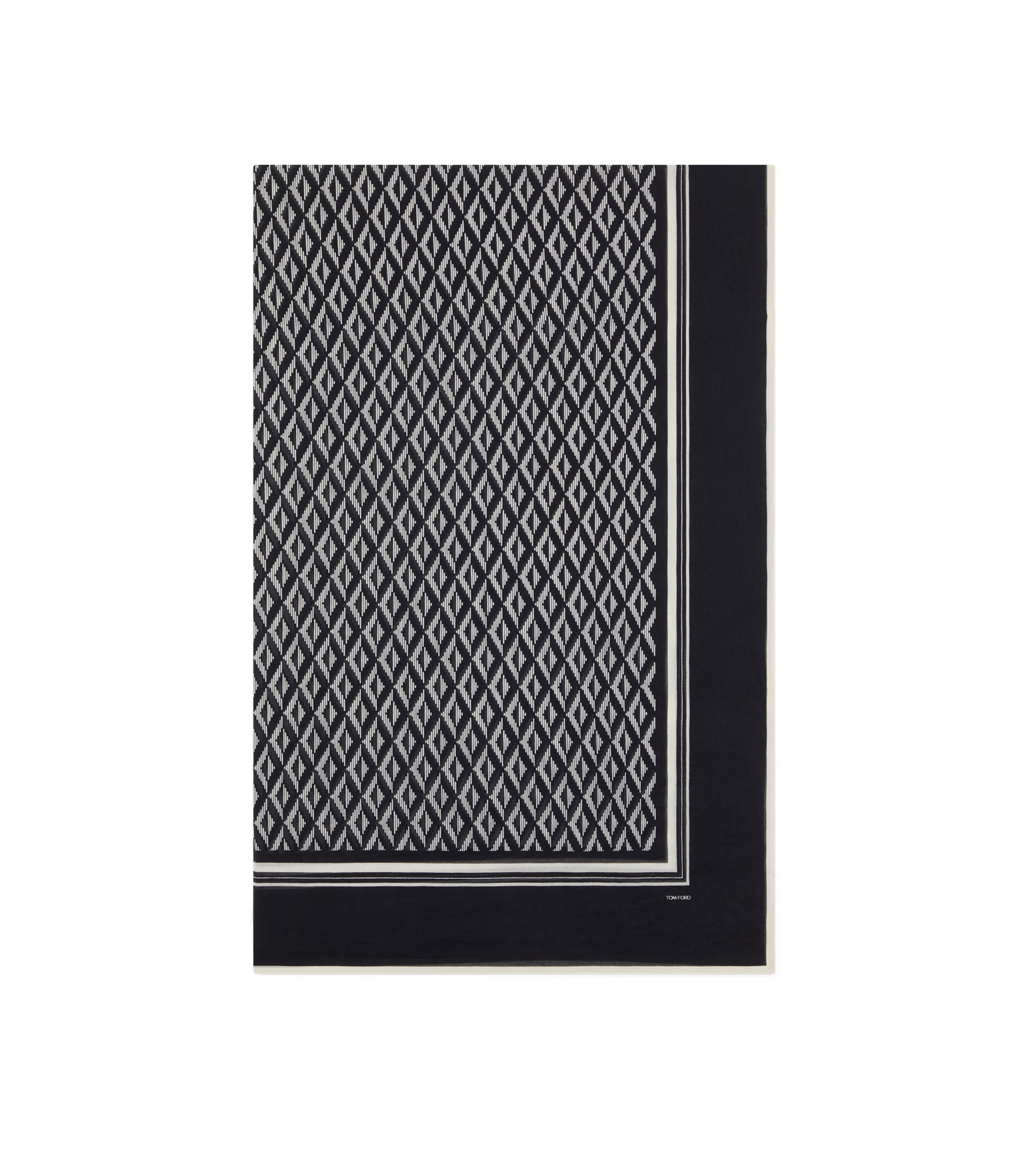 COTTON ASYMMETRICAL RHOMBUS PAREO