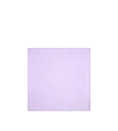 TOM FORD SILK LAVENDER POLKA DOT POCKET SQUARE