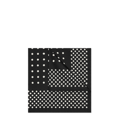POLKA DOT FRAME POCKET SQUARE image number 1