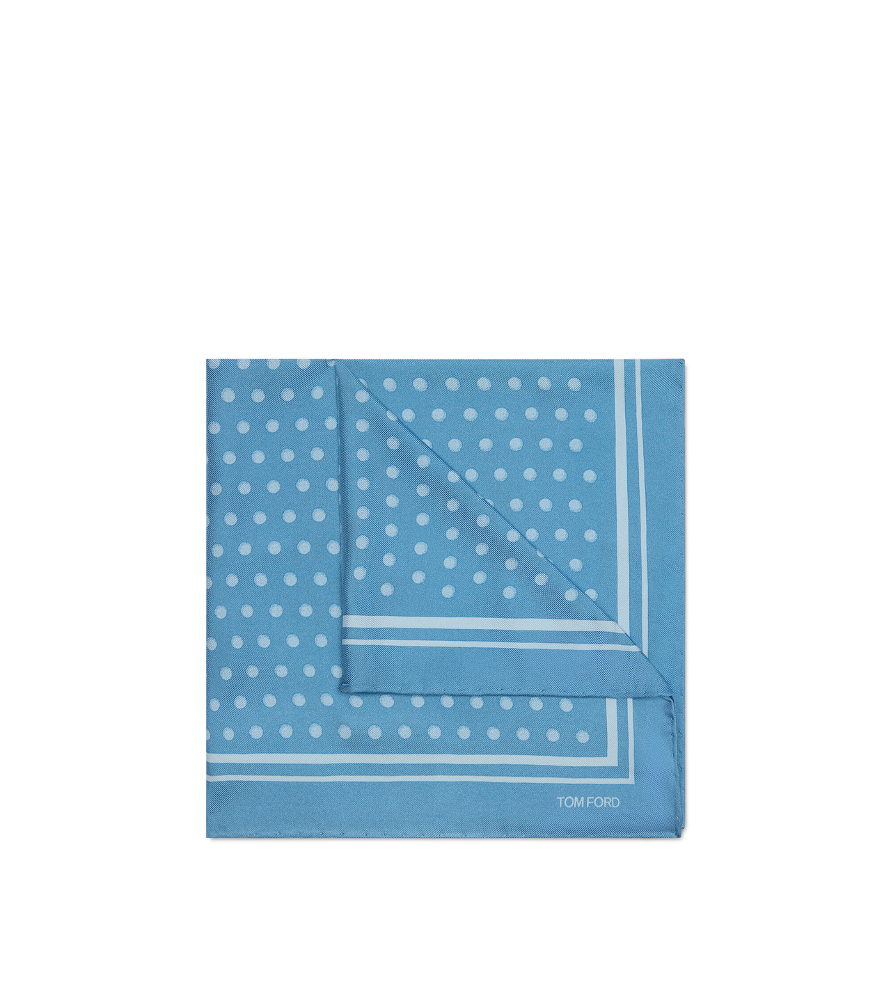 POLKA DOT SQUARE DESIGN POCKET SQUARE image number 1