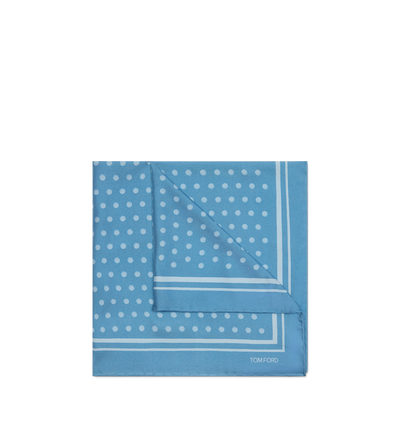 POLKA DOT SQUARE DESIGN POCKET SQUARE image number 1