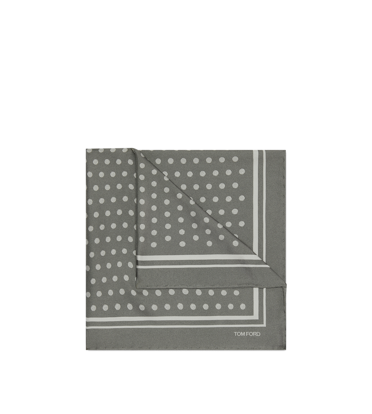 POLKA DOT SQUARE DESIGN POCKET SQUARE image number 1