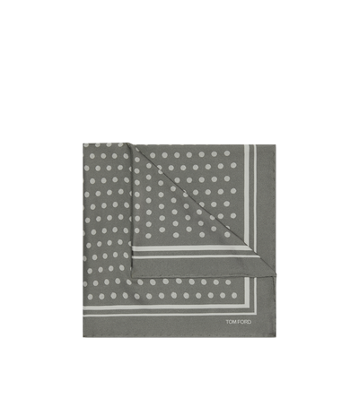 POLKA DOT SQUARE DESIGN POCKET SQUARE image number 1
