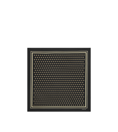 POLKA DOT SQUARE DESIGN POCKET SQUARE image number 0