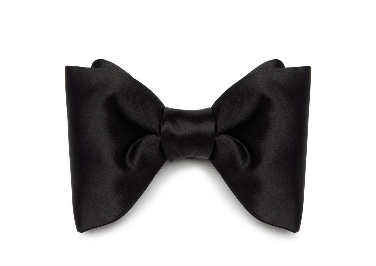 SATIN PRE-TIED BOW TIE image number 0