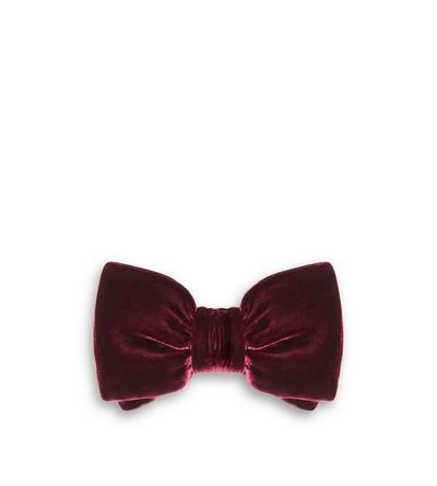 VELVET BOW TIE