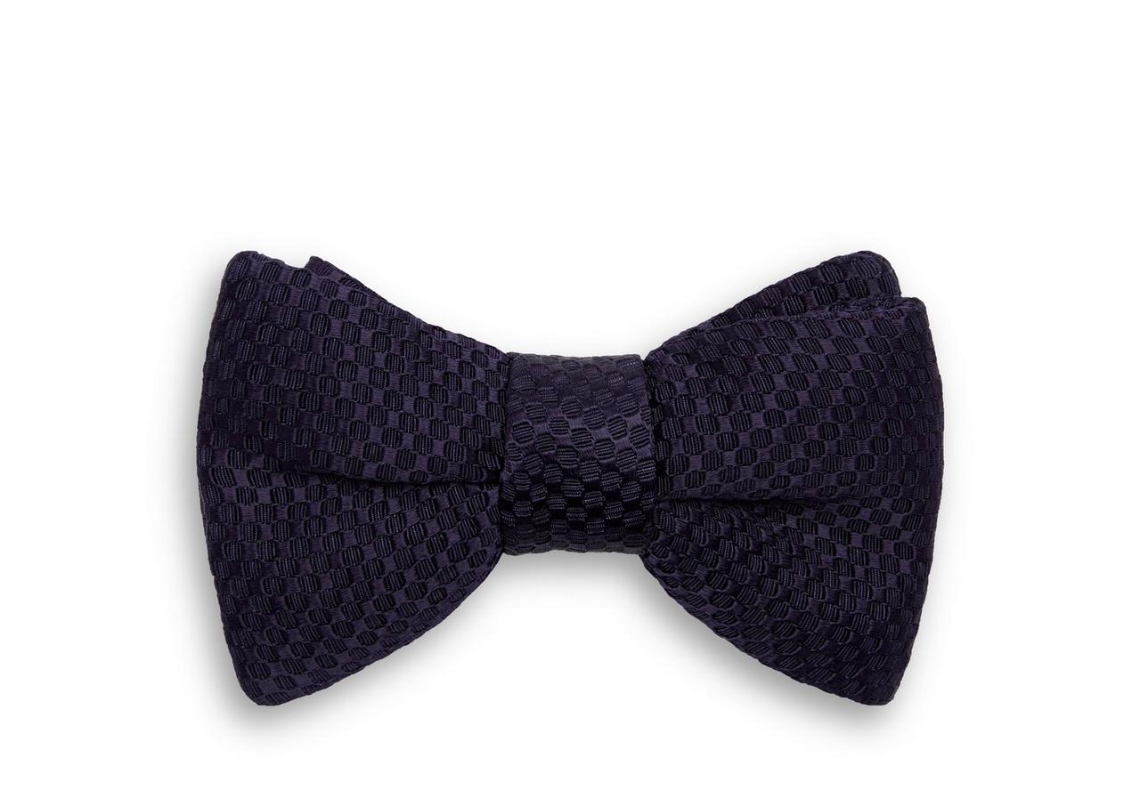 HONYCOMB VISCOSE BOW TIE image number 0
