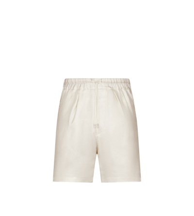 SILK TWILL PLEAT SHORTS image number 0