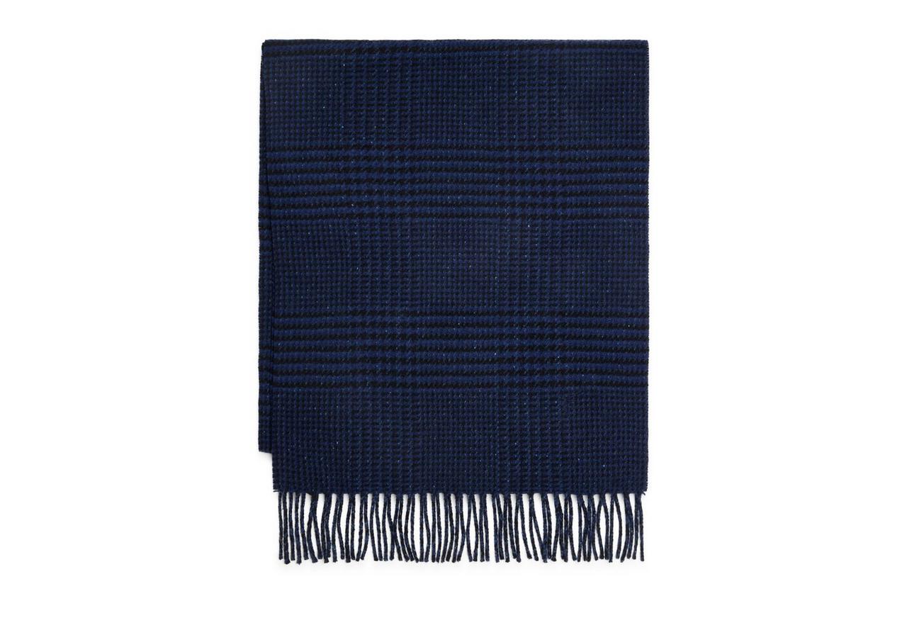 PRINCE OF WALES CASHMERE SCARF image number 0