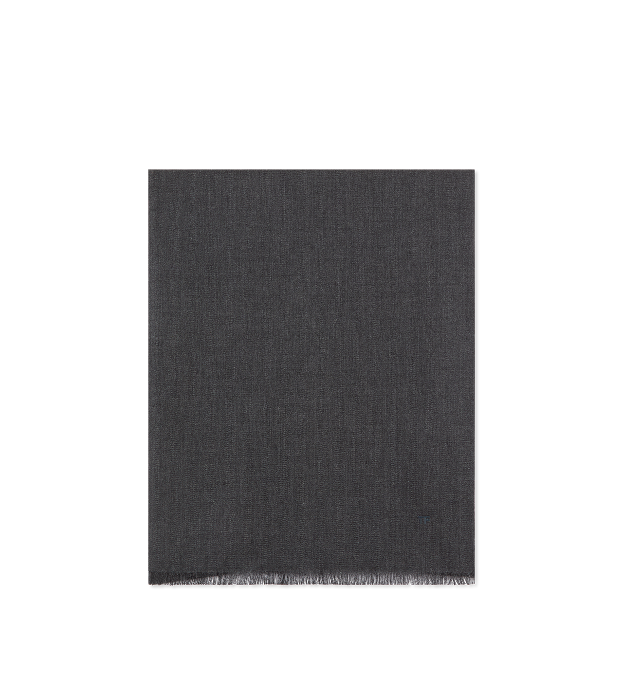 HERRINGBONE SILK SCARF image number 0