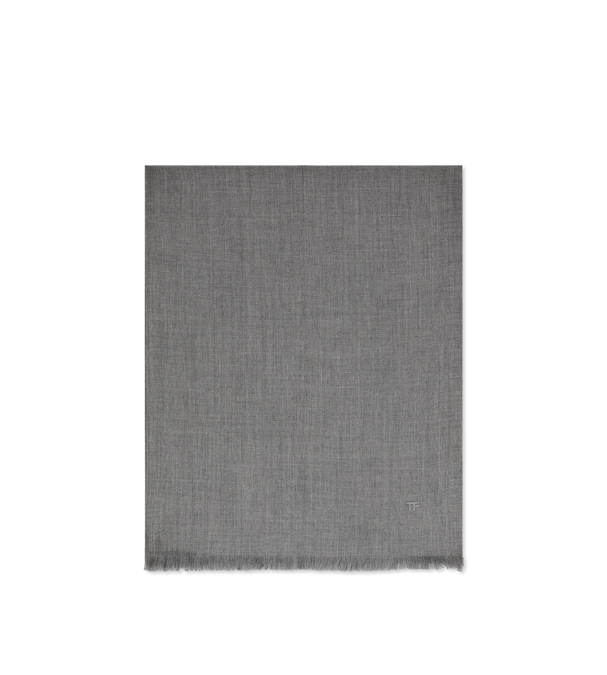 HERRINGBONE SILK SCARF