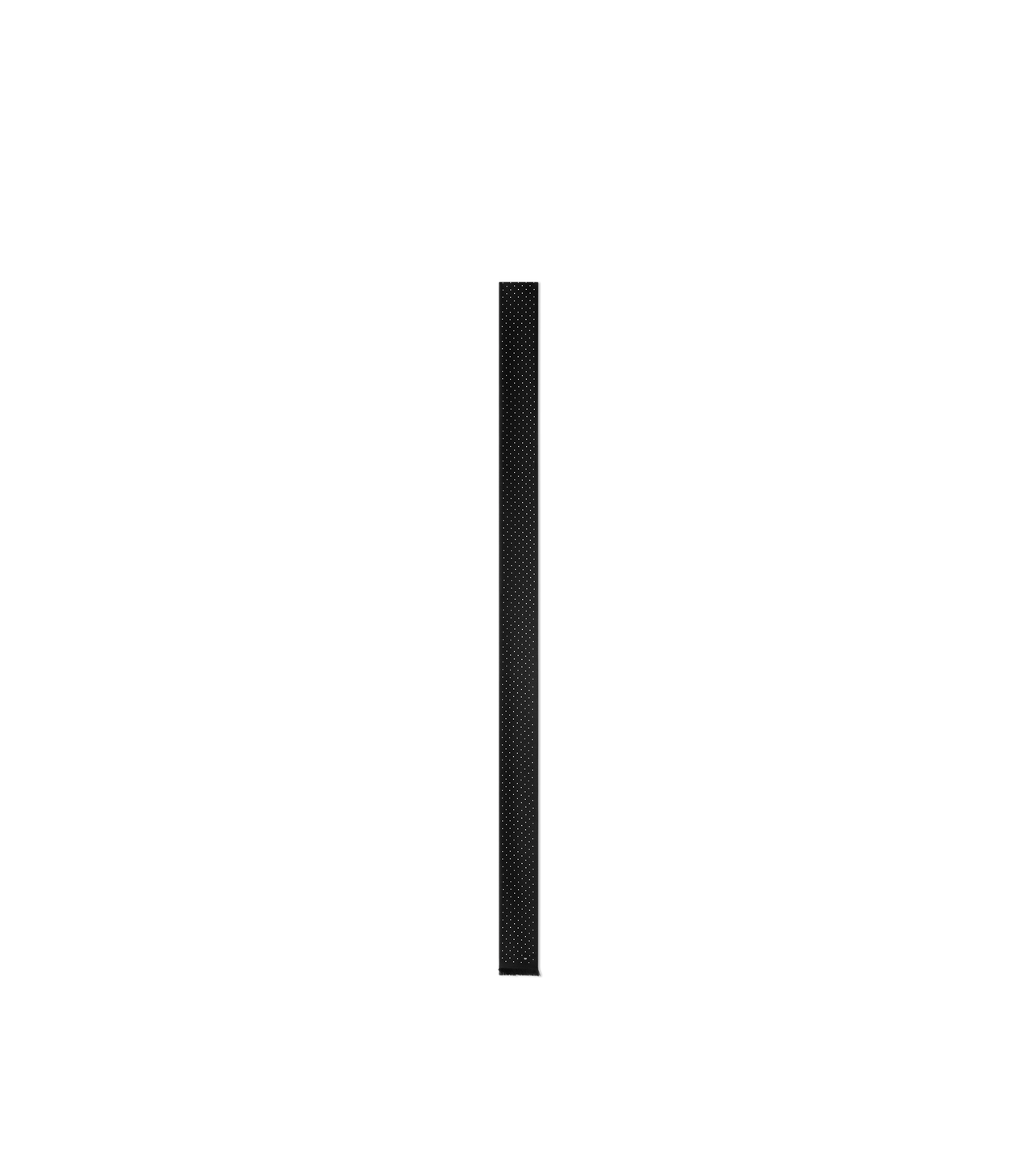 TOM FORD SILK BLACK+OFF WHITE MICRO POLKA DOT SCARF