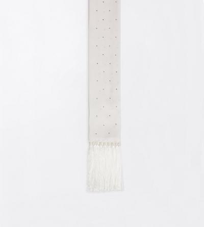 TOM FORD SILK OFF WHITE SILK SCARF
