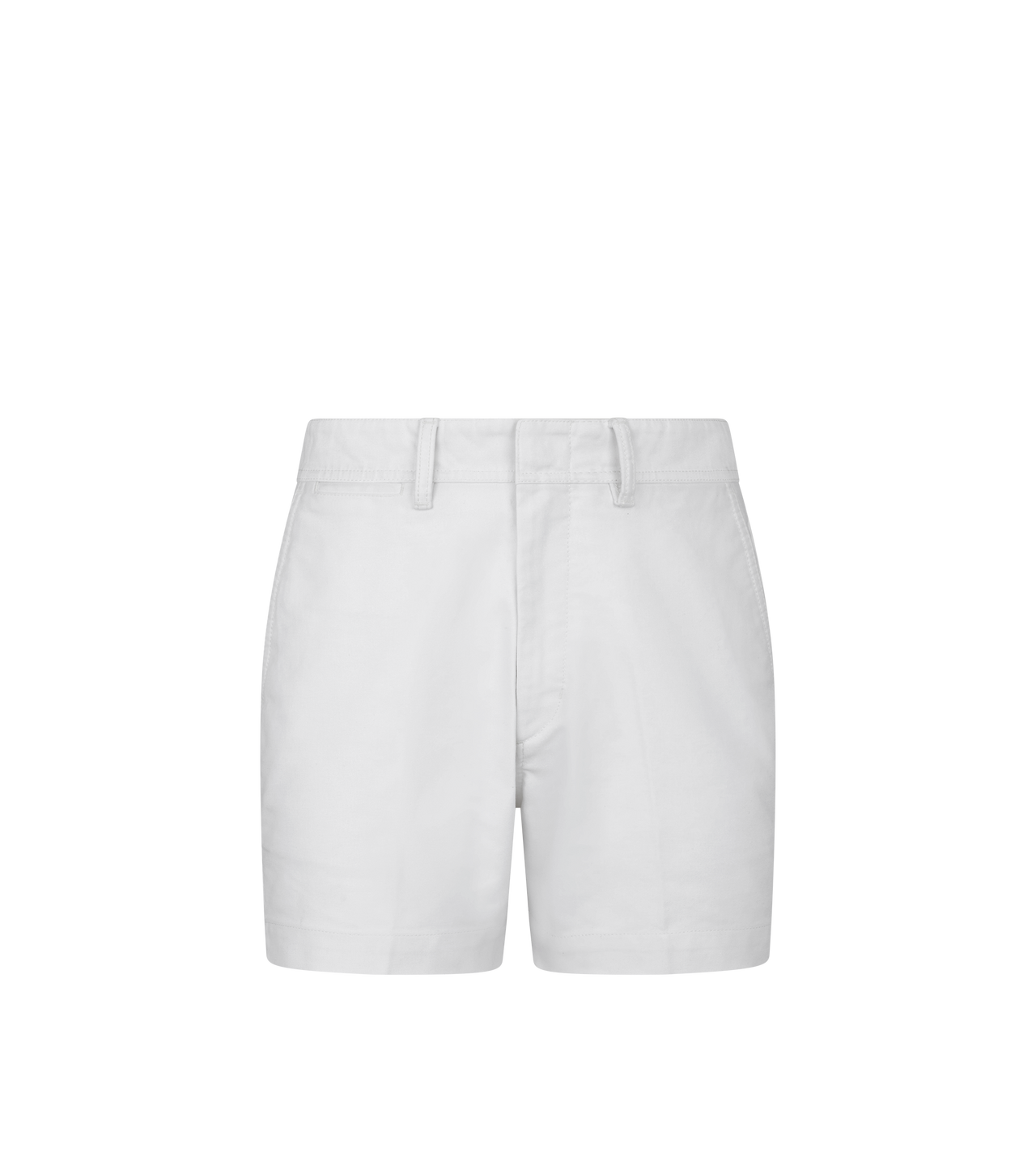 COTTON SATIN TAILORED SHORTS image number 0