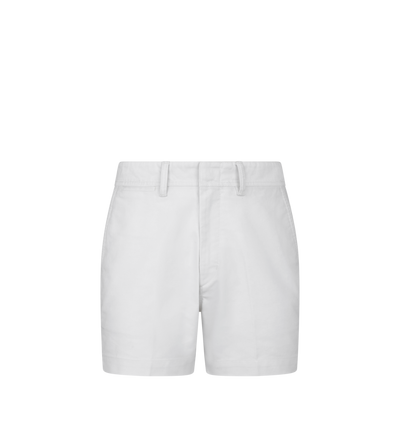 COTTON SATIN TAILORED SHORTS image number 0