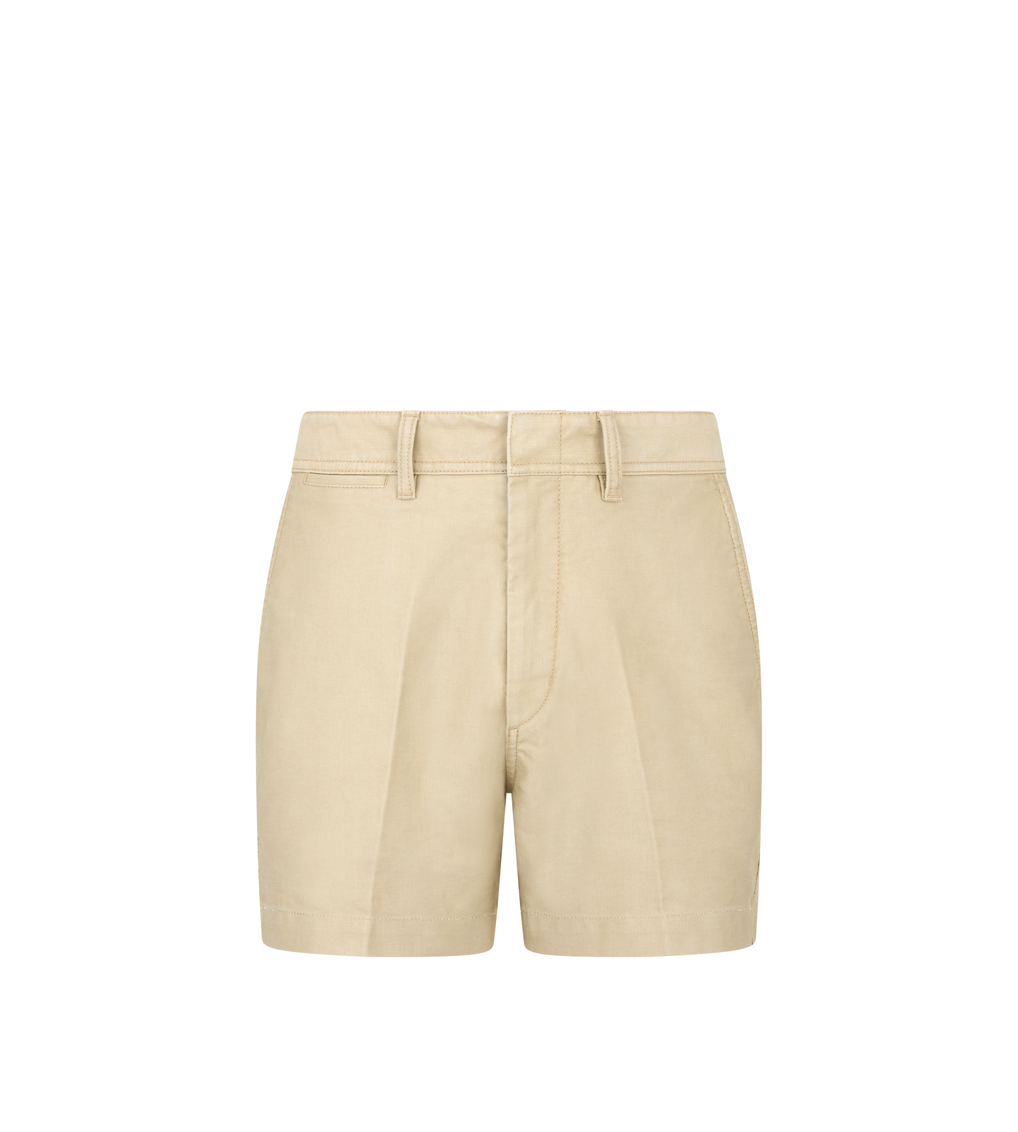 COTTON SATIN TAILORED SHORTS