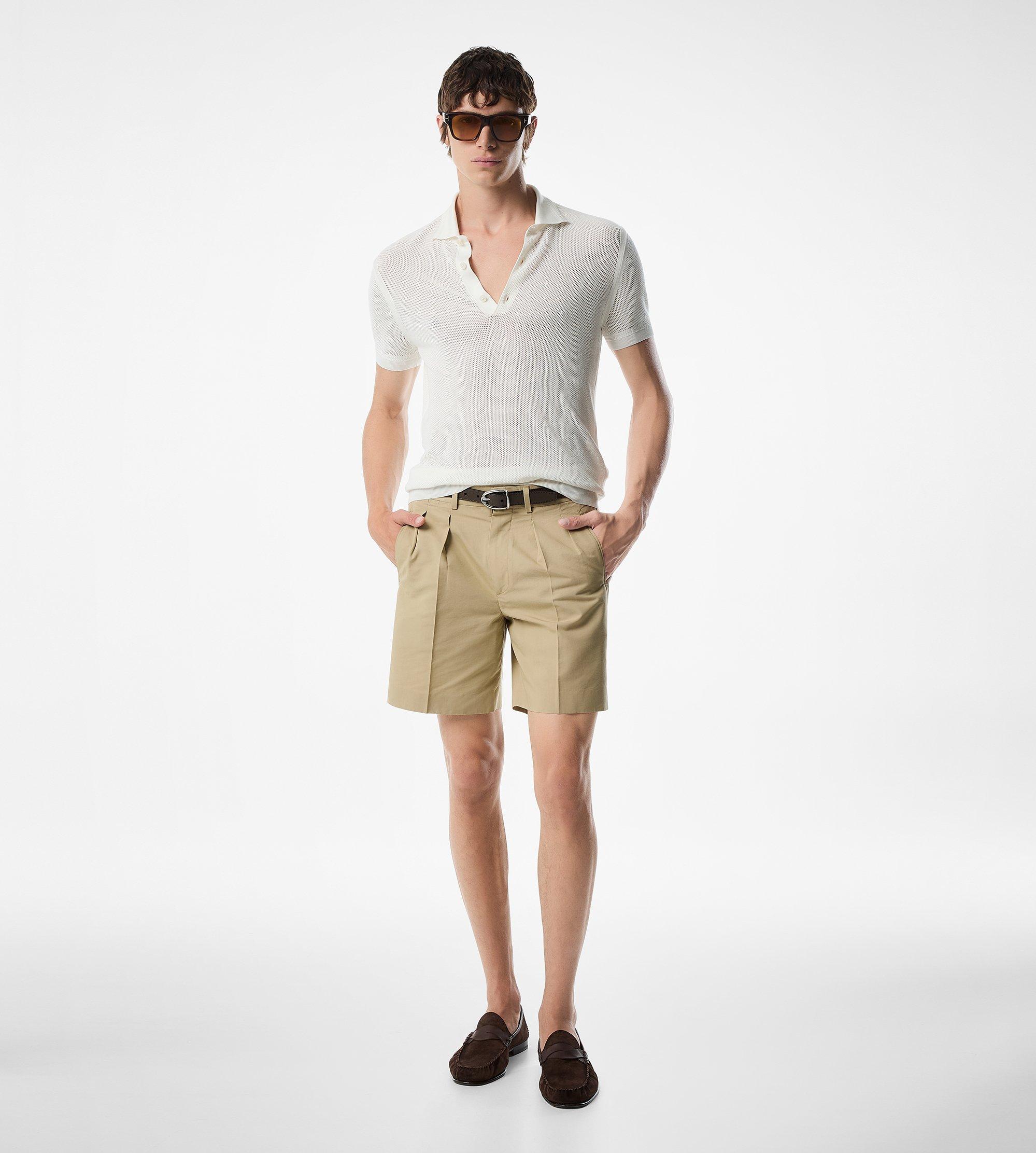 FLUID POPLIN TAILORED SHORTS