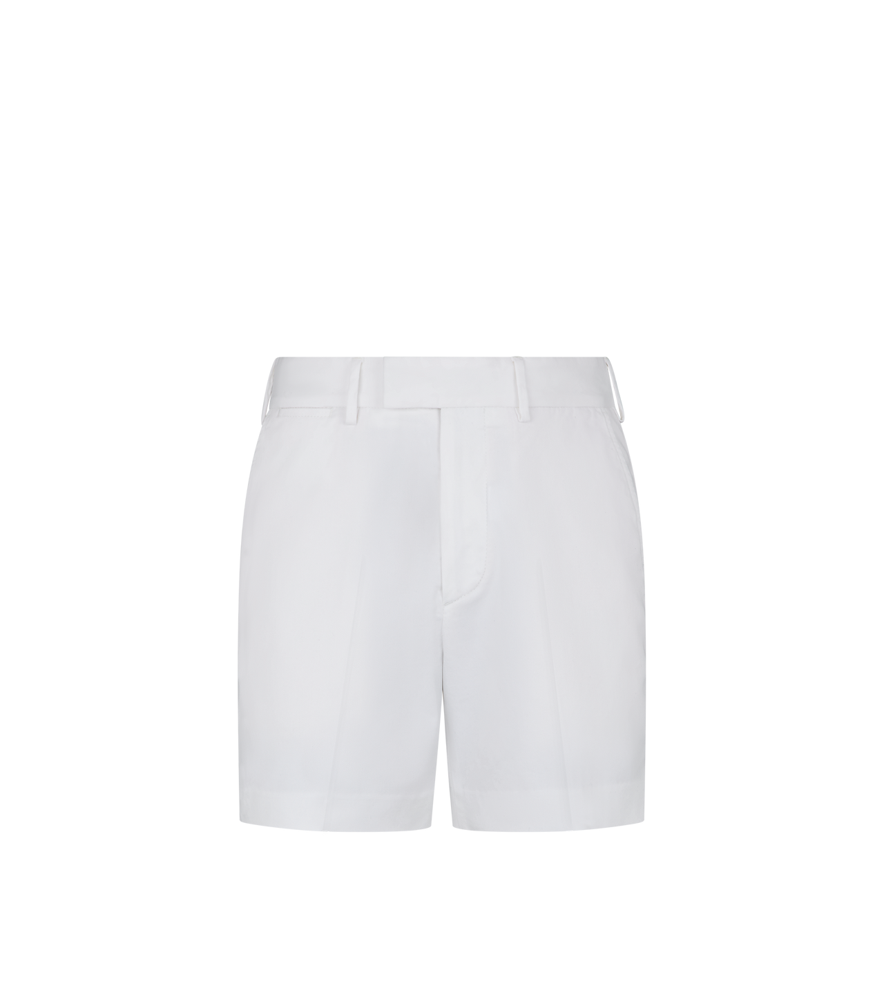 STRETCH COTTON TWILL TAILORED SHORTS image number 0