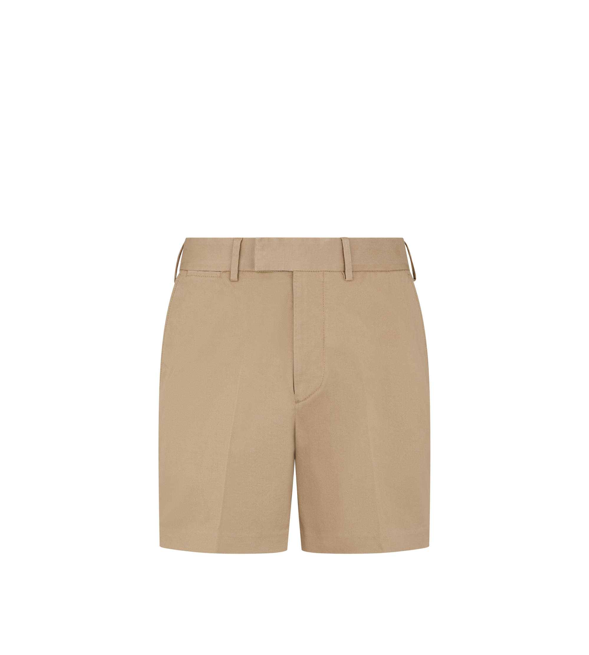 STRETCH COTTON TWILL TAILORED SHORTS