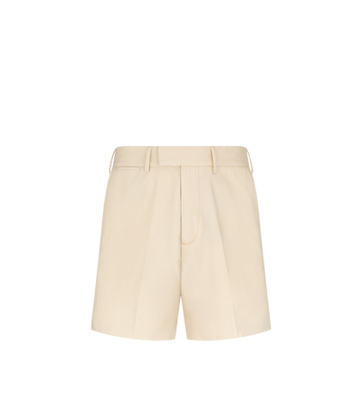BRUSHED COTTON DRILL TAILORED SHORTS image number 0