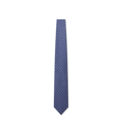 MICRO POLKA DOT SILK TIE