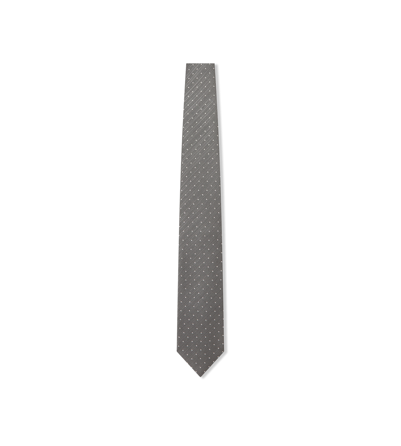 MICRO POLKA DOT SILK TIE image number 0