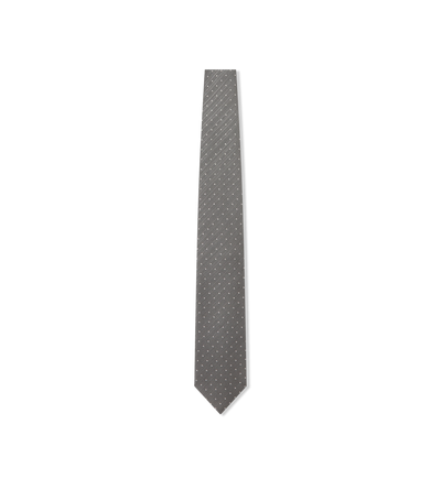 MICRO POLKA DOT SILK TIE