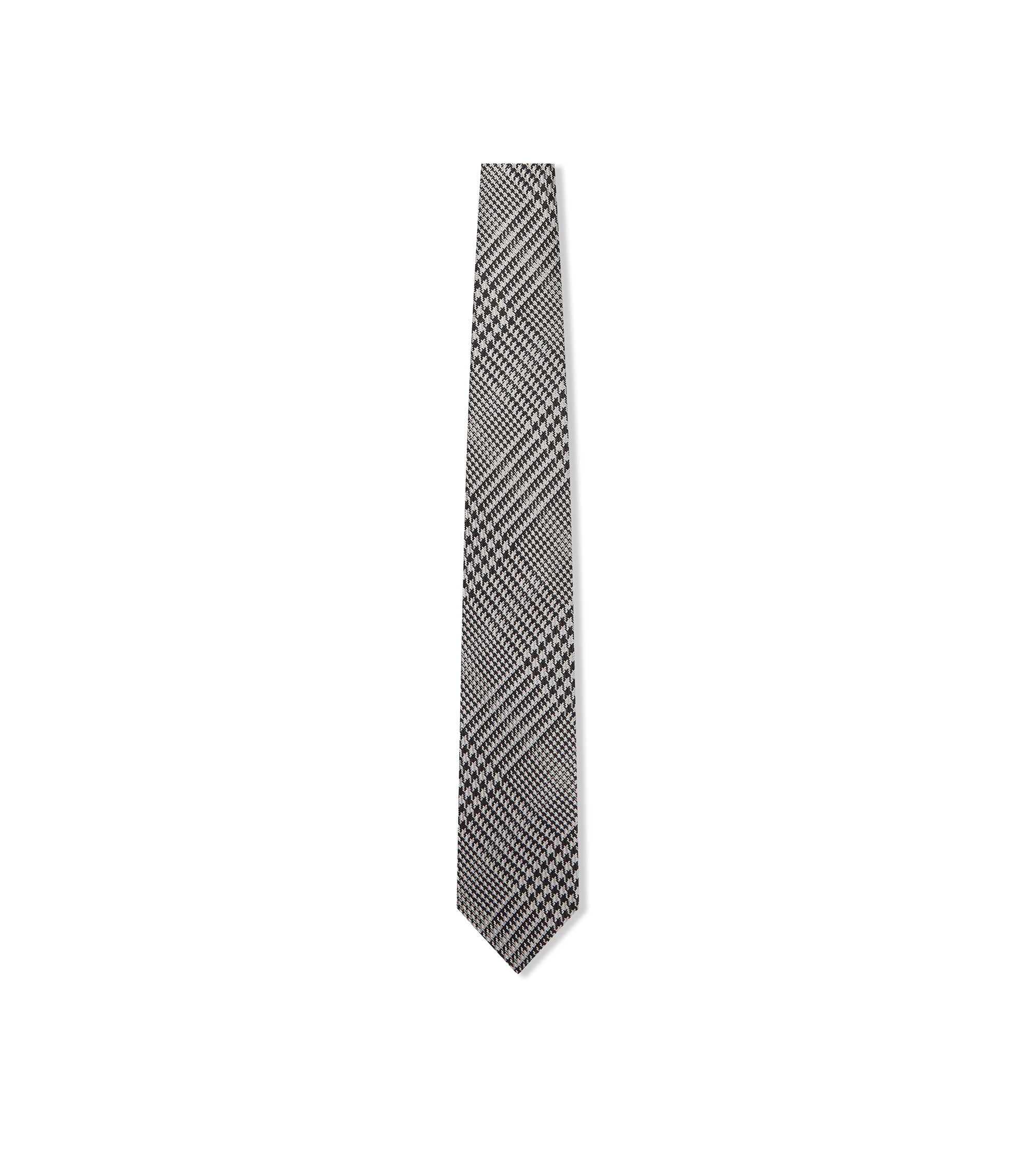 OVERCHECK SILK TIE