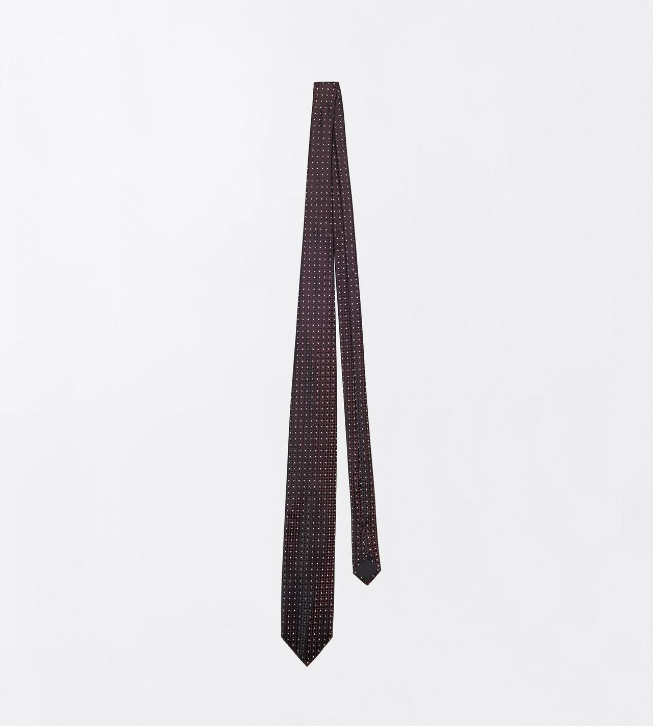 TOM FORD SILK BURGUNDY MICRO DESIGN TIE
