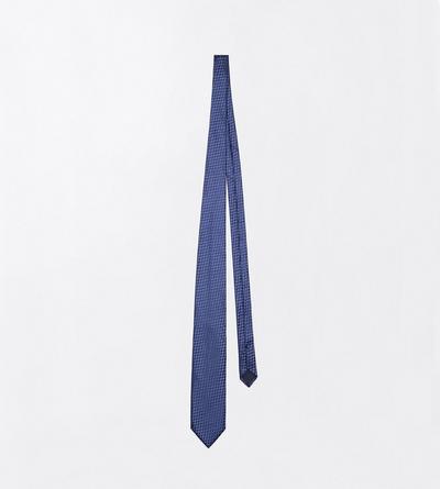TOM FORD SILK OCEAN CAVERN LARGE NET SATIN TIE