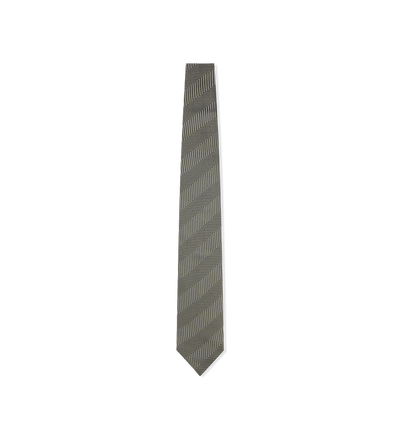DIAGONAL STRIPE WITH DESIGN TIE image number 0