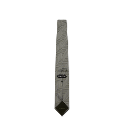 DIAGONAL STRIPE WITH DESIGN TIE image number 1
