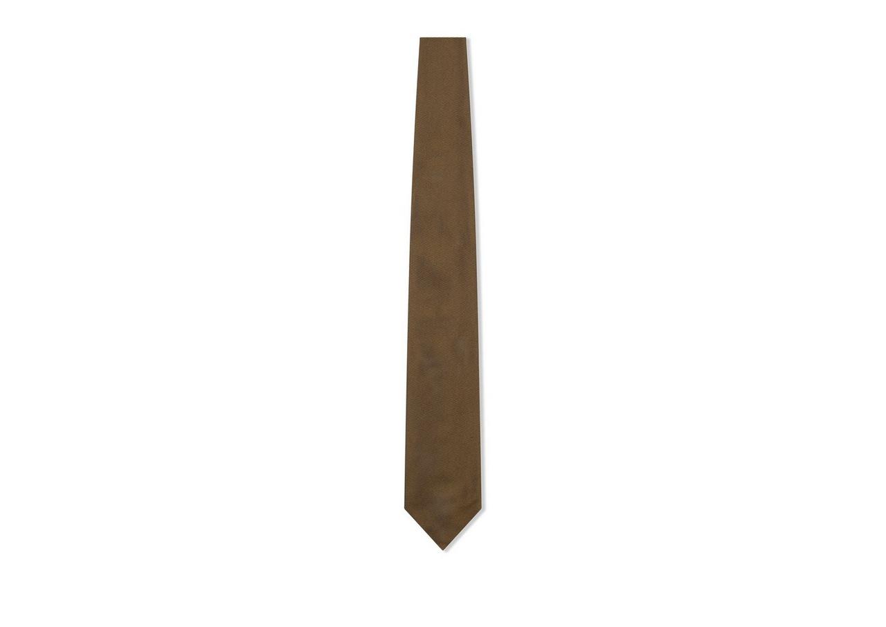 SOLID JACQUARD TIE