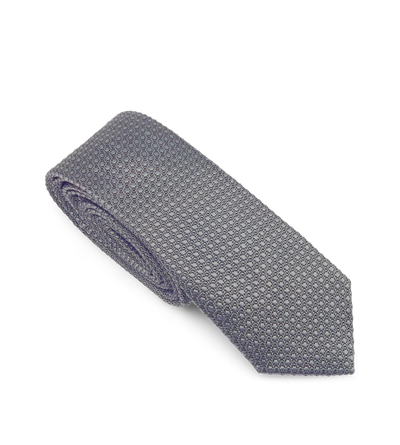 BASKET WEAVE TIE 8CM image number 2