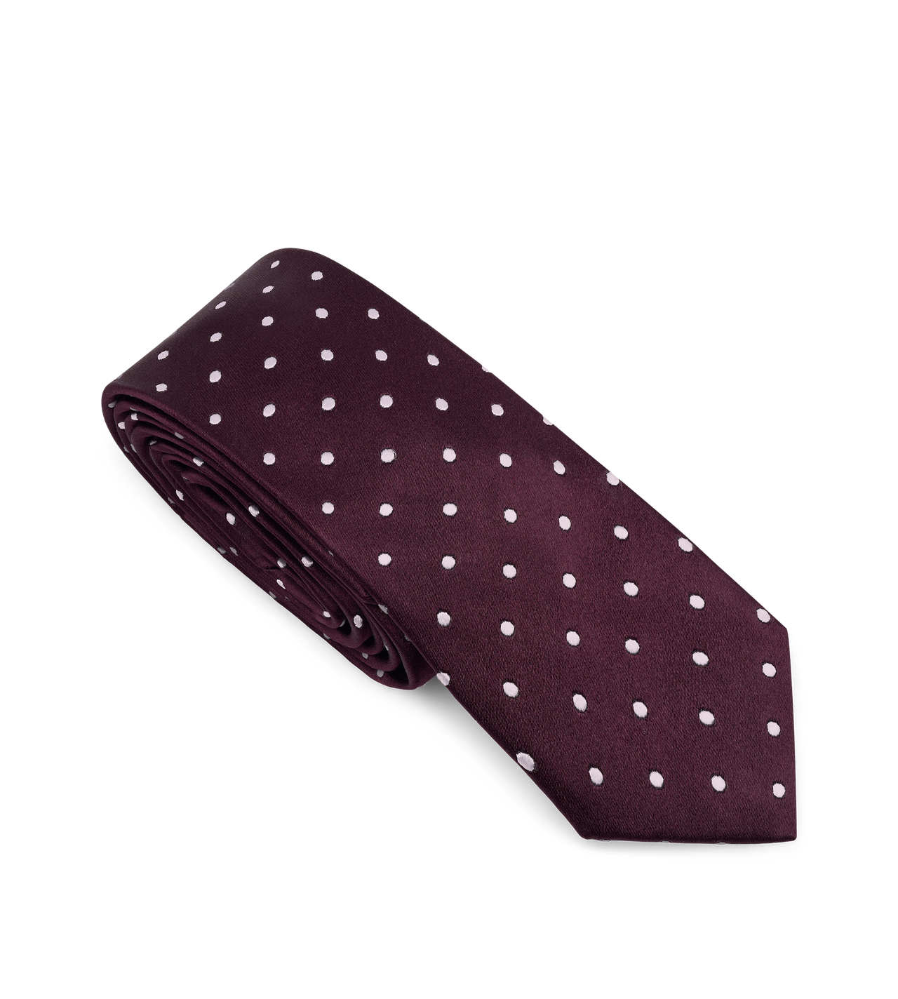 SATIN POLKA DOT TIE image number 2