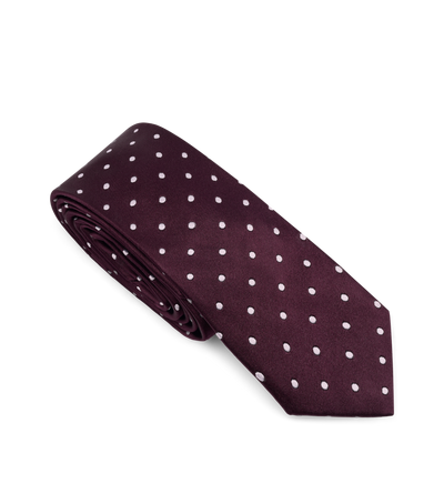 SATIN POLKA DOT TIE image number 2
