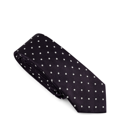SATIN POLKA DOT TIE image number 2